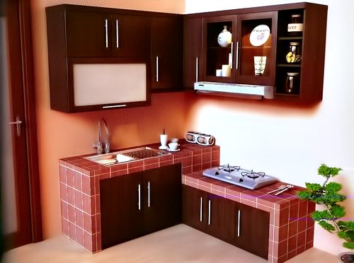 Contoh desain dapur mungil