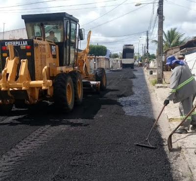 Prefeitura de João Pessoa conclui obras de asfaltamento em mais nove ruas e programa soma 59 vias com a malha viária nova