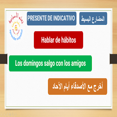 استخدامات المضارع البسيط في اللغة الإسبانية