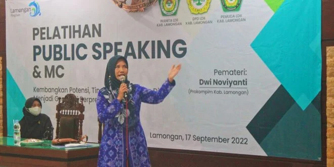 Gandeng Prokopimkab Lamongan, LDII Gelar Pelatihan Public Speaking & MC