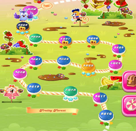 Candy Crush Saga level 5616-5630