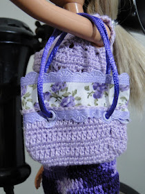 Bolsa de Crochê para Barbie criada por Pecunia Milliom
