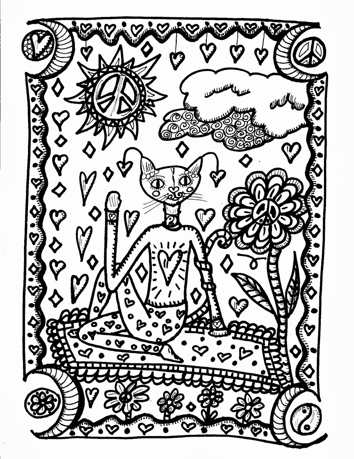 Download Coloring Pages: Coloring Book Zine