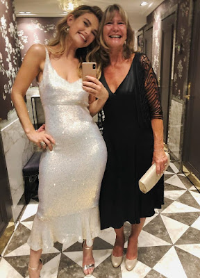 Lily James and her mother