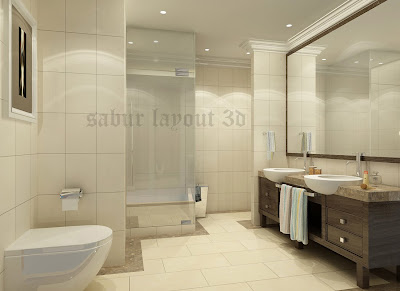 Gambar Kamar Utama on Sabur 3d  Kamar Mandi