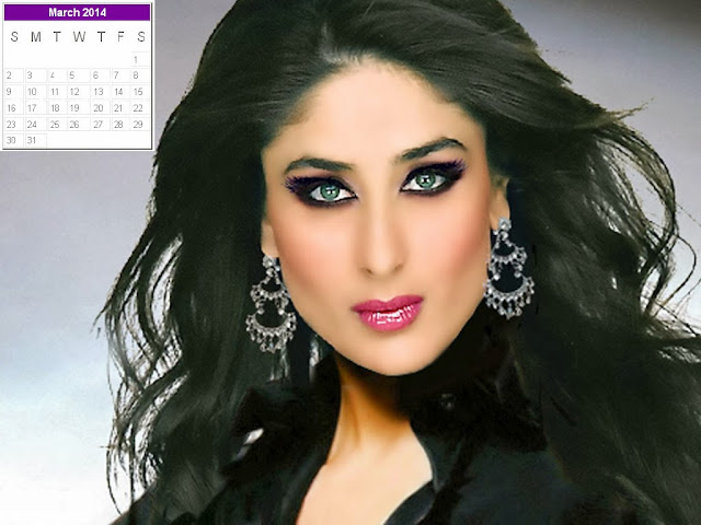 Kareena Kapoor Calendar 2014