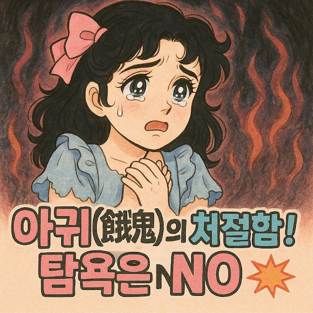아귀(餓鬼)의 처절함! 💥 탐욕은 NO!