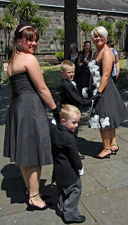 Chris & Claire's "Burnt Orange, Black & White" Wedding Day at St Chad's & Twelve in Thornton.