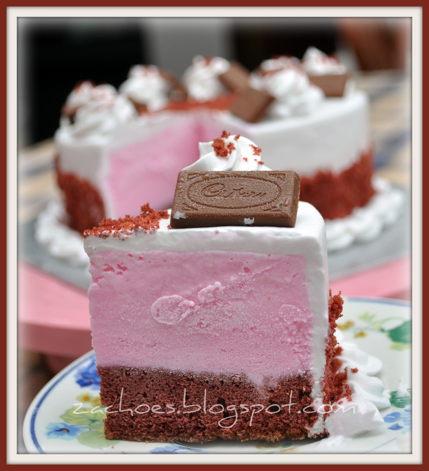 Aku.Zack Cakery: Resepi Red Velvet Ice-Cream Cake