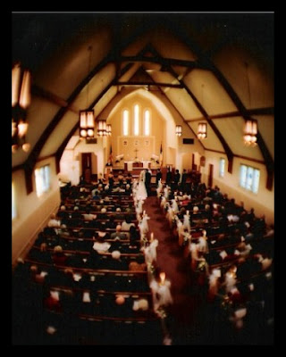 The advantages of having an indoor church weddings is it's not dependent on