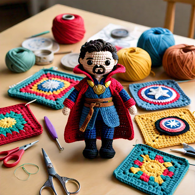 Free Crochet Doctor Strange Patterns For Superhero Dolls