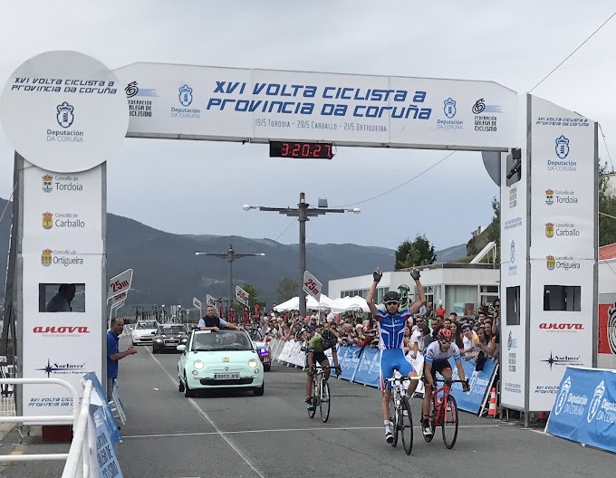 Aydar Zakarin venció en Ortigueira y Martín Lestido se adjudico la Volta a Coruña