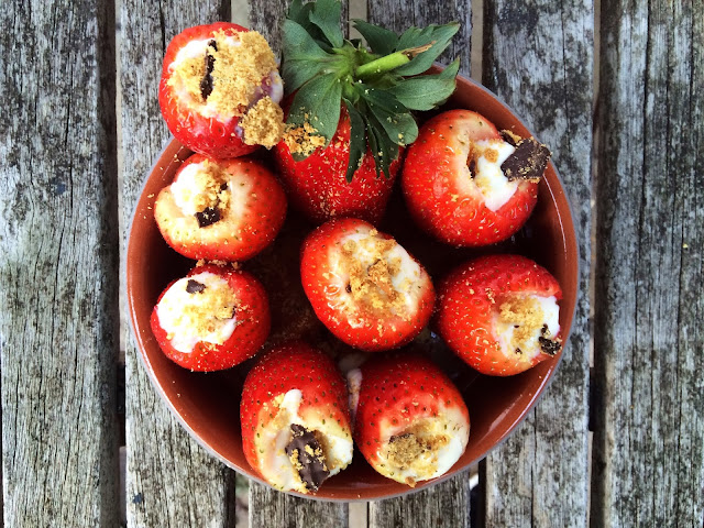 The Betty Stamp Lifestyle Blog Cheesecake Stuffed Strawberries