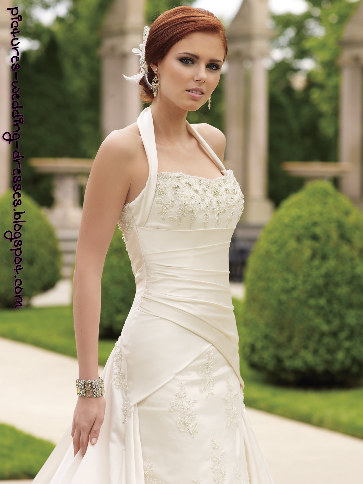 strapless satin mermaid wedding dresses Bridal Gowns 2011 Fashion Trends, photos wedding gown brides