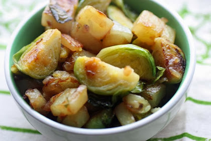 Healthy Vegan - Brussels Sprouts Hash