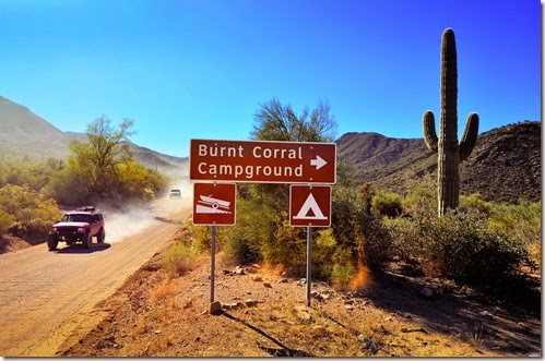 Burnt Corral Sign