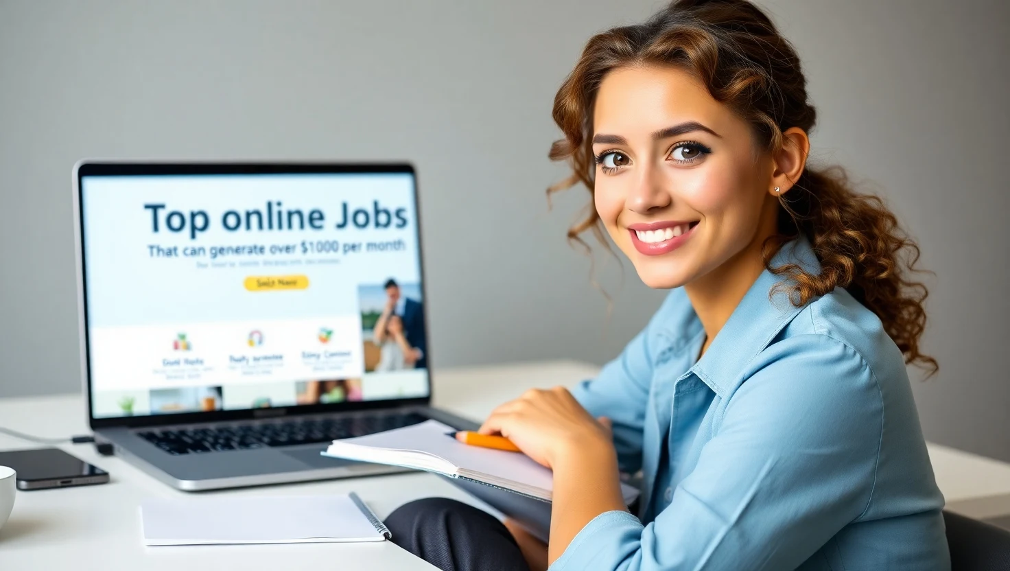 Top Online Jobs That Can Make You $1000+ Per Month