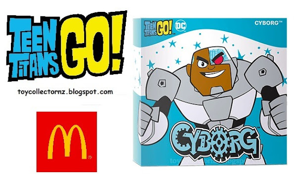 Teen Titans Go McDonalds happy meal toys 2022 Cyborg packet art kit