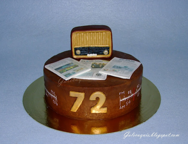 Tarta sin fondant radio y prensa