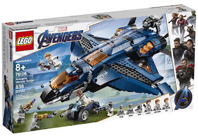 LEGO Super Heroes : Marvel Los Vengadores Endgame | Avengers  76126 Quinjet Definitivo de los Vengadores  Avengers Ultimate Quinjet Producto Oficial Película 2019 | Piezas: 838 | Edad: +8 años COMPRAR ESTE JUGUETE