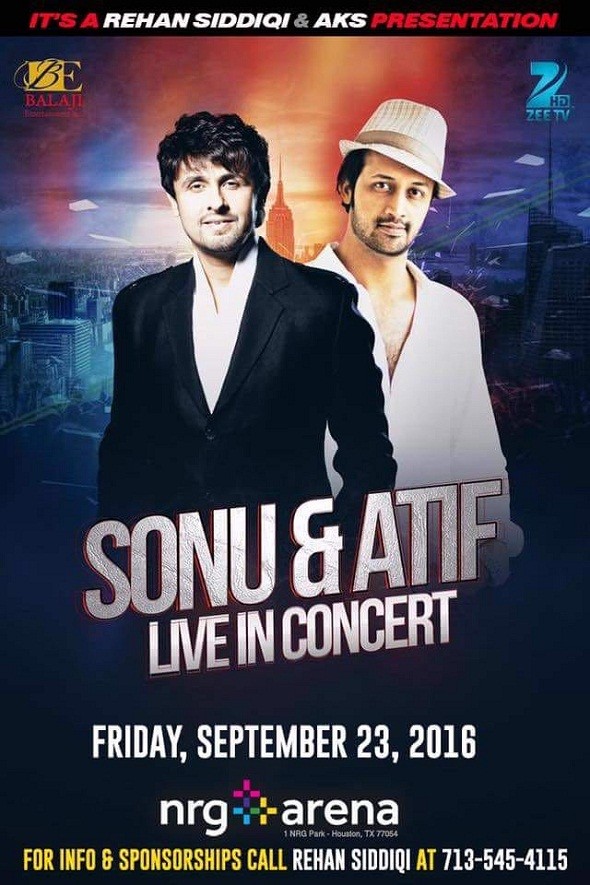  Sonu Nigam and Atif Aslam Concert Houston 