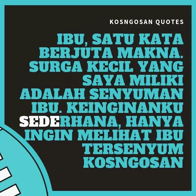 kata bijak ibu