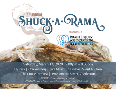 9th Annual Shuck-a-Rama advertisement banner 