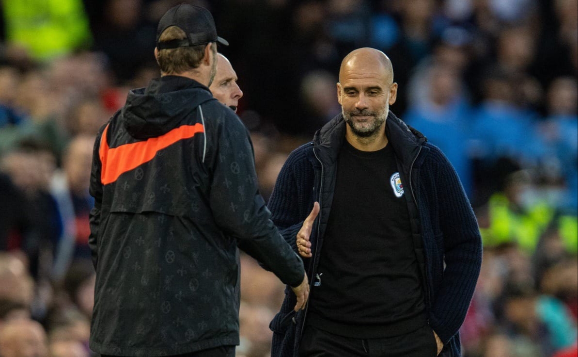 Jurgen Klopp and Pep Guardiola