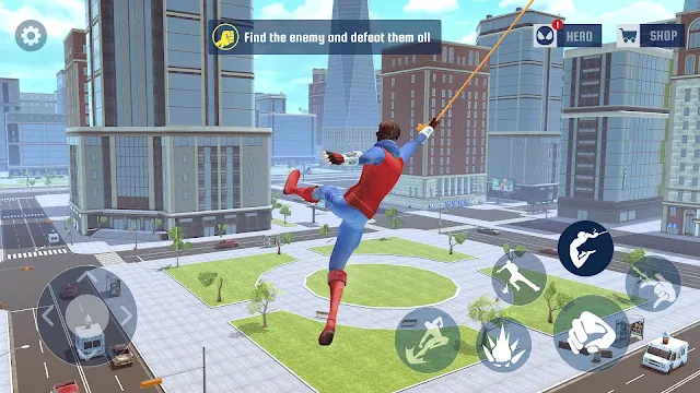 Spider Fighting Hero Game