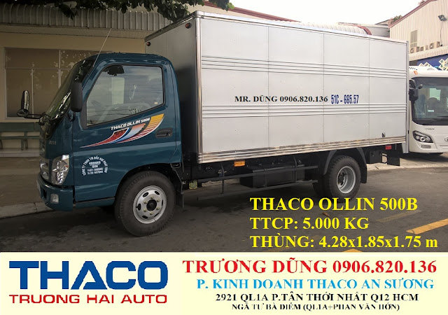 Xe tải THACO OLLIN  500B 2015 Tải Trọng 5.0 Tấn