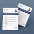 Creative CV design - MS word free template