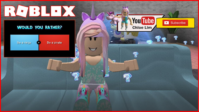 Chloe Tuber Roblox Would You Rather Gameplay Some Pretty Weird Questions - would you rather roblox game