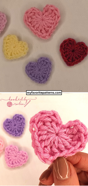 How to Crochet a Heart in just 2 MINUTES!
