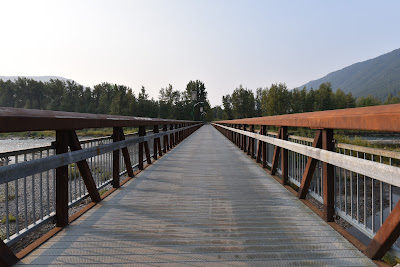 Great Trail bridge Sparwood British Columbia.