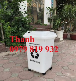 Thùng rác 60 lít có nắp