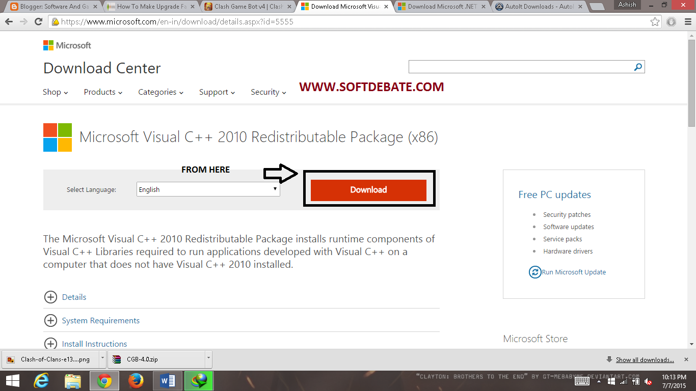 Microsoft Visual C 10 Redistributable Package X86