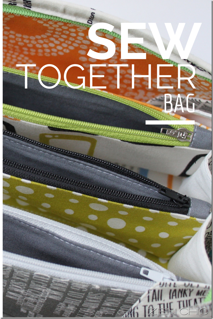 Sew Together Bag Reel Time, Zen Chic