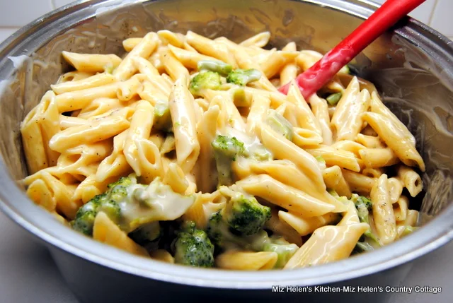 Chicken Alfredo Penne Bake at Miz Helen's Country Cottage