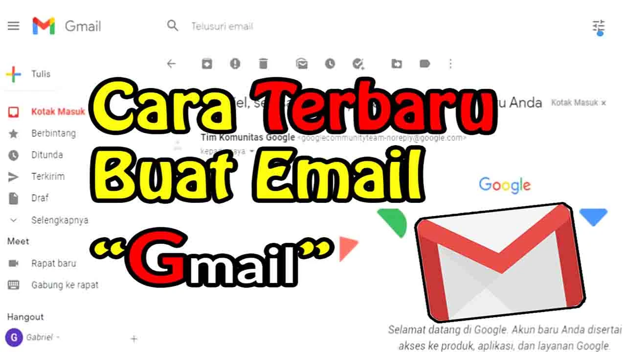 Cara membuat Email baru