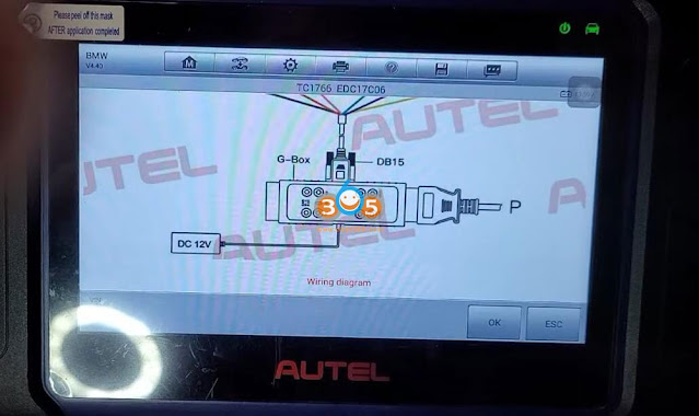 Autel IM508 Gbox Read BMW EDC16C06 ISN Code 5