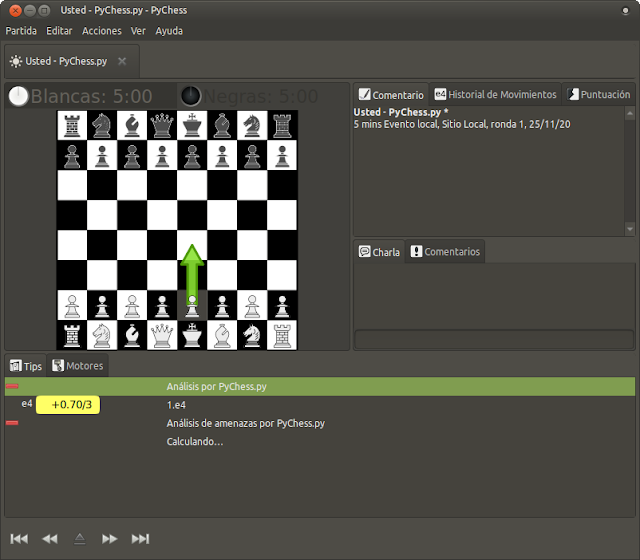 Los mejores juegos de ajedrez para Ubuntu y derivados - PyChess