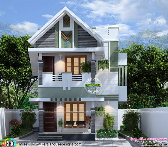 Very cute small Kerala home deisgn