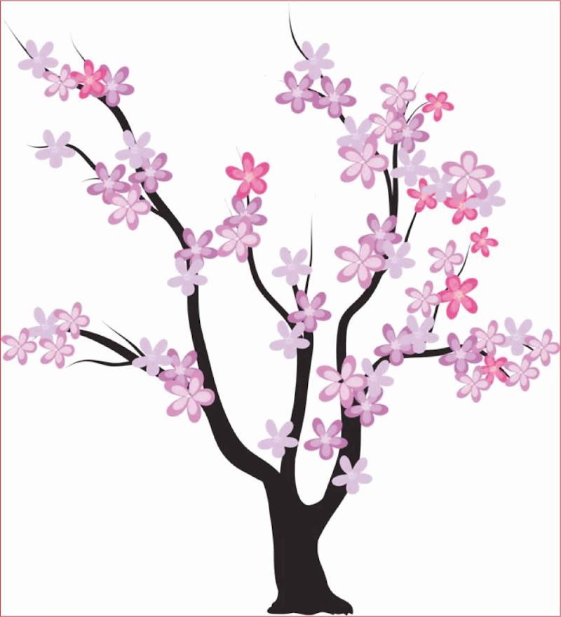 18+ Populer Gambar Bunga Sakura Sketsa