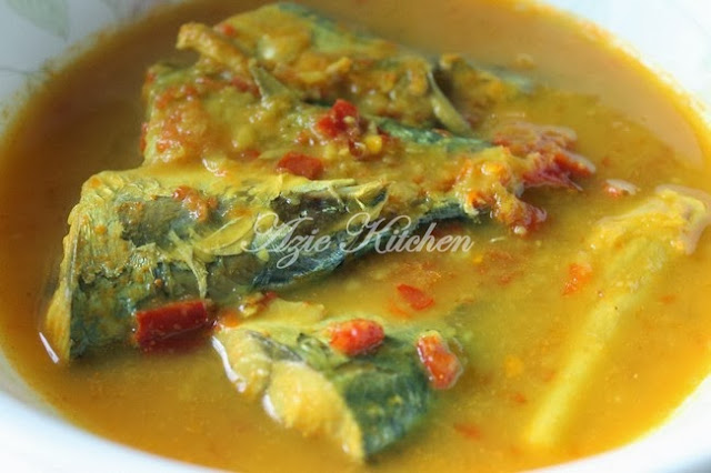 Masak Tempoyak Ikan Kembung Versi Perak - Azie Kitchen