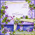 Floral photo frame - Flight of hummingbird