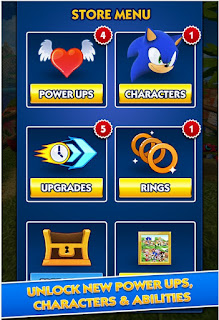 game android terbaru yaitu Sonic Dash salah satu permainan lari yang tak berujung dengan k Sonic Dash Mod Apk UPDATE v3.7.5 Go (Unlimited Money/Unlock/Ads Free)