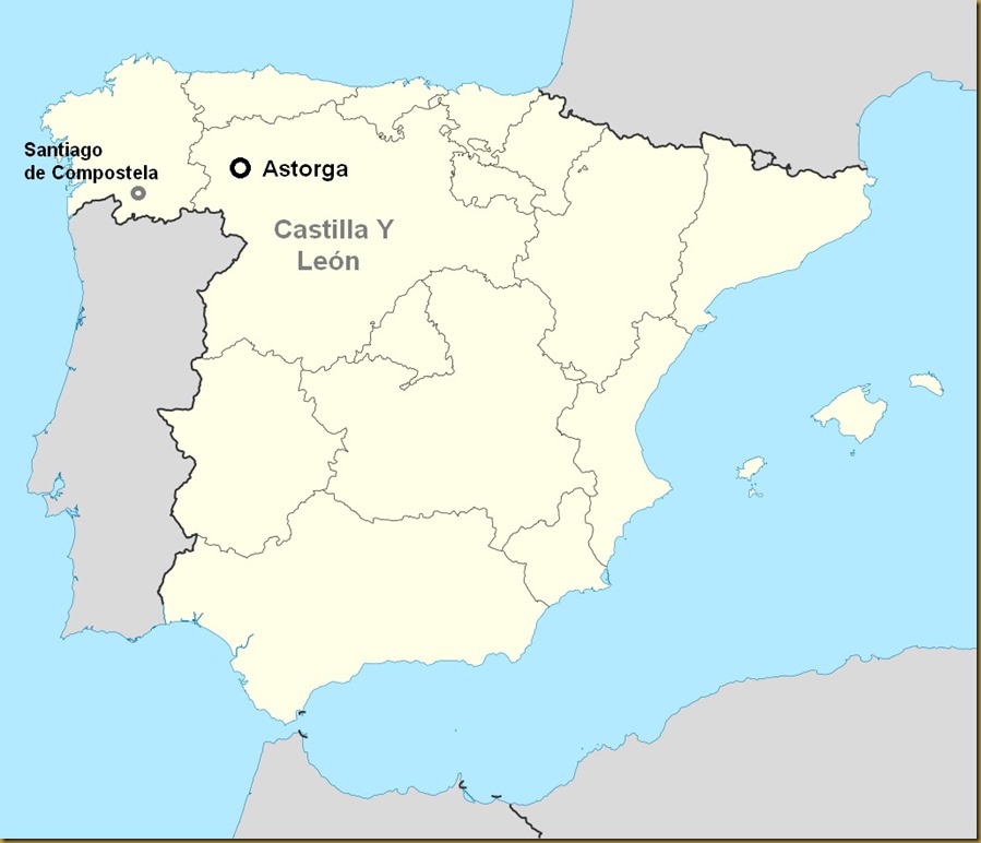 Astorga - localizaçao