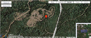 Click Picture for a more detailed view of Bradford Cemetery’s location in Pulaski County