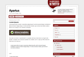 Blogger Template: Aparatus