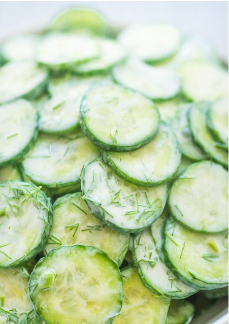 ★★★★★ | Creamy German Cucumber Salad